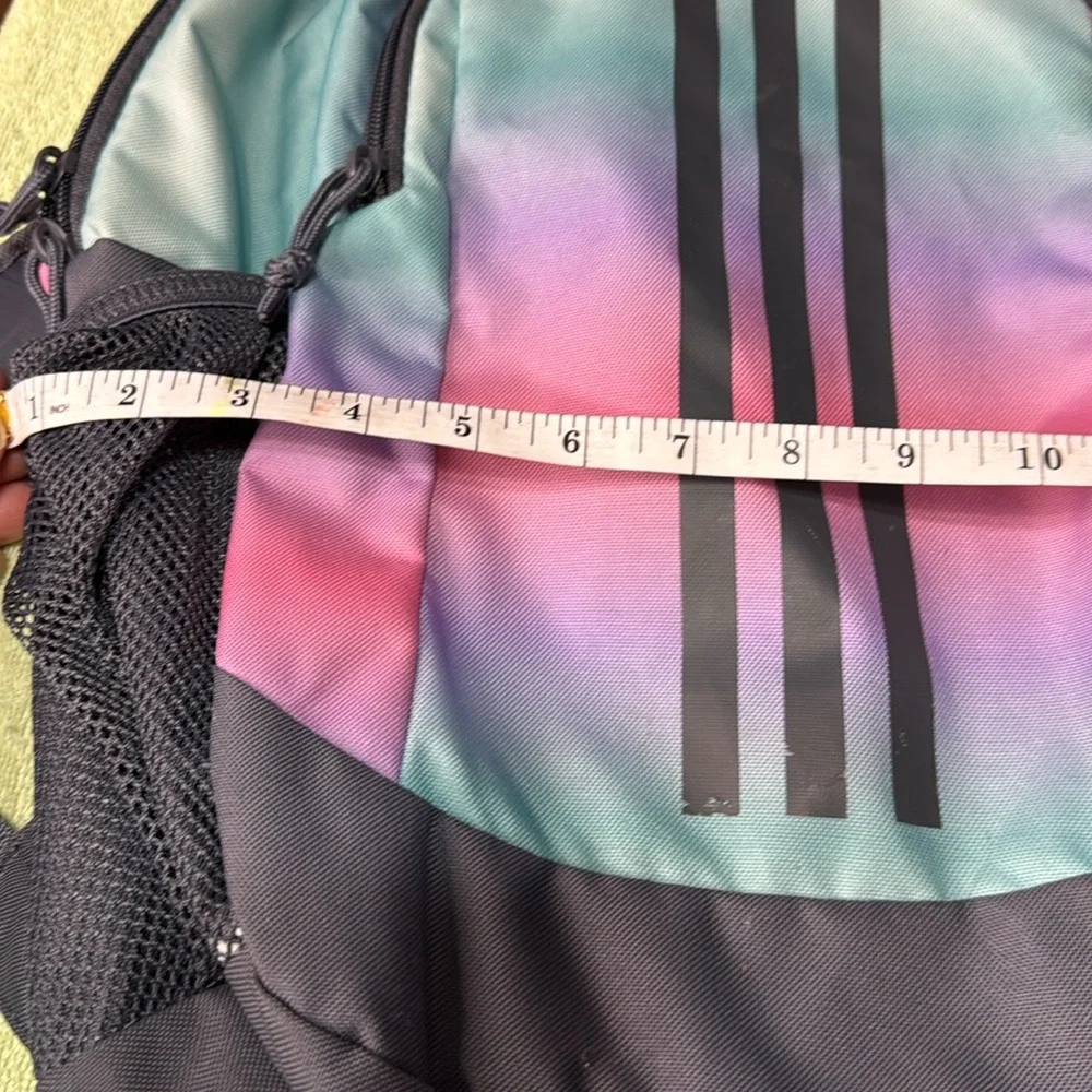 Adidas Tie Dye Pastels Iconic 3 Stripe Laptop Backpack - Picture 13 of 16